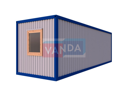 Металлический блок контейнер с тамбуром 5,85х2,4